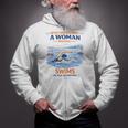 Swimming Never Underestimate A Woman Swim In Her Seventies Zip Up Hoodie Swimming Never Underestimate A Woman Swim In Her Seventies Zip Up Hoodie