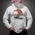Women's Kayaking Sloth Kayak Kayaker Canoe Paddling Zip Up Hoodie