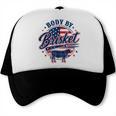 4th July BBQ Dad Joke Body By Brisket Grilling Dad Men Trucker Cap, trending gift