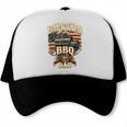 Backyard BBQ Dad Grill Smoker Vintage Art Trucker Cap, trending gift