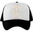 Dad Life Grill Skeleton BBQ Dad Father's Day Comfort Colors Crop Top Trucker Cap, trending gift