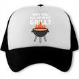 Dad Saying BBQ Dad Joke Backyard Barbecue Premium Tri-Blend Trucker Cap, trending gift