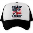 Grilling & Chilling 4th July BBQ Dad Joke Grilling Dad Trucker Cap, trending gift