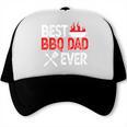 Mens Best BBQ Dad Ever Barbecue Dad Performance Trucker Cap, trending gift