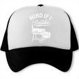 Mind If I Smoke BBQ Dad Smoking Meat Humor Premium Tri-Blend Trucker Cap, trending gift