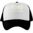 Retired But Still Smoking BBQ Dad Retirement Premium Tri-Blend Trucker Cap, trending gift