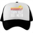Smoke Meat Not Meth Grilled BBQ Dad Brisket Grilling Premium Tri-Blend Trucker Cap, trending gift