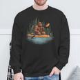 Bigfoot Kayak Paddling Lake Canoe Bigfoot Sasquatch Kayaking Sweatshirt Gifts for Old Men Bigfoot Kayak Paddling Lake Canoe Bigfoot Sasquatch Kayaking Sweatshirt Gifts for Old Men