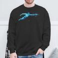 Blue Water Swimming In Freestyle Stroke Sweatshirt Gifts for Old Men Blue Water Swimming In Freestyle Stroke Sweatshirt Gifts for Old Men
