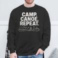 Camp Canoe Repeat Outdoor Adventure Sweatshirt Gifts for Old Men