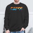 Canoe Canoeing Retro Canoe Sweatshirt Gifts for Old Men