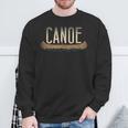 Canoe Canoeing Vintage Canoe Sweatshirt Gifts for Old Men