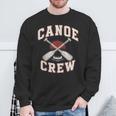 Canoe Crew Paddling Team Retro Graphic Sweatshirt Gifts for Old Men
