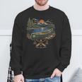Canoe And Lake Camping Paddle Camp Sweatshirt Gifts for Old Men