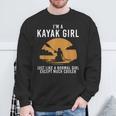 Cool Kayak For Women Girls Kayaker Canoe Kayaking Paddle Oar Sweatshirt Gifts for Old Men
