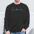 Cool Kayaking Heartbeat Canoe Boating Kayaks Outdoor Sport Sweatshirt Gifts for Old Men