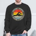 Education Is Important But Swimming Is Importanter Sweatshirt Gifts for Old Men
