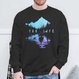 Kayak Kayak Vintage Mountains Canoe Kayak Sweatshirt Gifts for Old Men