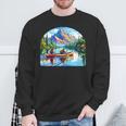 Lake Canoeing Canoe Sweatshirt Gifts for Old Men