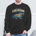 Lakes Lake Ontario Fishing Canoe Lighthouse Outdoor Sweatshirt Gifts for Old Men Lakes Lake Ontario Fishing Canoe Lighthouse Outdoor Sweatshirt Gifts for Old Men