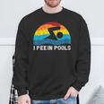 I Pee In Pools Swimmer Swimming Coach Player Graphic Sweatshirt Gifts for Old Men I Pee In Pools Swimmer Swimming Coach Player Graphic Sweatshirt Gifts for Old Men