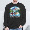 Queen Of The Canoe Canoeing Sweatshirt Gifts for Old Men