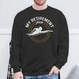 My Retirement Plan Swim Athlete Swimming Grandpa Swimmer Sweatshirt Gifts for Old Men