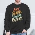 Swimmer Eat Sleep Swim Repeat I Swimming Sweatshirt Gifts for Old Men Swimmer Eat Sleep Swim Repeat I Swimming Sweatshirt Gifts for Old Men