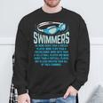 Swimmers Do More Kicks I For Swimming Lovers Sweatshirt Gifts for Old Men