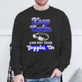 Swimming Goggles Saying Swim Team Gear Sweatshirt Gifts for Old Men