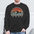 Swimming Heartbeat Retro Swim Swimmer Men Women Sweatshirt Gifts for Old Men Swimming Heartbeat Retro Swim Swimmer Men Women Sweatshirt Gifts for Old Men