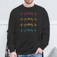 Swimming Swimmer Heartbeat Vintage Men Boys Women Swim Lover Sweatshirt Gifts for Old Men Swimming Swimmer Heartbeat Vintage Men Boys Women Swim Lover Sweatshirt Gifts for Old Men