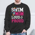 Swimming Swimmer Swim Mom Sweatshirt Gifts for Old Men