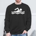 Swimming Symbol Sweatshirt Gifts for Old Men Swimming Symbol Sweatshirt Gifts for Old Men