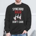 Synchronized Swimming Art For Men Women Synchronized Swim Sweatshirt Gifts for Old Men Synchronized Swimming Art For Men Women Synchronized Swim Sweatshirt Gifts for Old Men