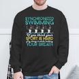 Synchronized Swimming Shirt Synchro Swimmer Artistic Sweatshirt Gifts for Old Men Synchronized Swimming Shirt Synchro Swimmer Artistic Sweatshirt Gifts for Old Men