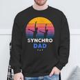 Synchronized Swimming Synchro Dad Sweatshirt Gifts for Old Men Synchronized Swimming Synchro Dad Sweatshirt Gifts for Old Men