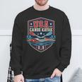 USA Canoe Kayak Paddling American Flag Emblem Sweatshirt Gifts for Old Men USA Canoe Kayak Paddling American Flag Emblem Sweatshirt Gifts for Old Men