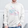Canoe Canoeing Kayak Paddling Canoeist Raglan Baseball Tee Sweatshirt Gifts for Old Men