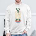 Canoe Hair Club Paddling Retro Sweatshirt Gifts for Old Men