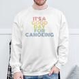 It's A Good Day For Canoeing Retro 70s Vintage Distressed Raglan Baseball Tee Sweatshirt Gifts for Old Men It's A Good Day For Canoeing Retro 70s Vintage Distressed Raglan Baseball Tee Sweatshirt Gifts for Old Men