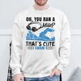 Swimmer Swimming Sweatshirt Gifts for Old Men