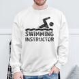 Swimming Instructor Lesson Swim Coach Sweatshirt Gifts for Old Men Swimming Instructor Lesson Swim Coach Sweatshirt Gifts for Old Men