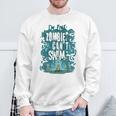 Swimming Quote Zombies Can't Swim For Swimmer Sweatshirt Gifts for Old Men Swimming Quote Zombies Can't Swim For Swimmer Sweatshirt Gifts for Old Men
