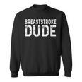 Breaststroke Swimming Dude Distressed Swim Swimmer Pool Sweatshirt, trending gift