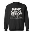 Camp Canoe Repeat Outdoor Adventure Sweatshirt, trending gift