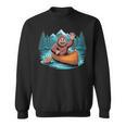 Canoe Art For Men Women Canoeing Canoe Kayak Lover Sweatshirt, trending gift