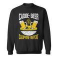 Canoe Beer Campfire Repeat Kayak Canoe Sweatshirt, trending gift