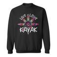 Canoe Boat Paddling Sport Kayaker Live Love Kayak Kayaking Sweatshirt, trending gift Canoe Boat Paddling Sport Kayaker Live Love Kayak Kayaking Sweatshirt, trending gift