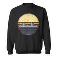 Canoe Canoeing Vintage Sunset Sweatshirt, trending gift